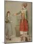 A Lady in Turkish Costume with Her Servant at the Hammam, Mid of the 18th C-Jean-Étienne Liotard-Mounted Giclee Print