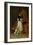 A Lady in White Satin-Gerard Terborch-Framed Giclee Print
