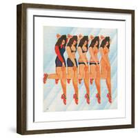 A Lady Jane, 1970-Malcolm English-Framed Giclee Print