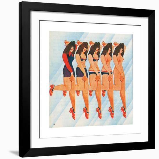 A Lady Jane, 1970-Malcolm English-Framed Giclee Print