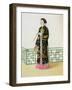 A Lady of Distinction in Her Habit of Ceremony, Plate 60 from "The Costume of China"-Major George Henry Mason-Framed Giclee Print