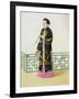 A Lady of Distinction in Her Habit of Ceremony, Plate 60 from "The Costume of China"-Major George Henry Mason-Framed Giclee Print