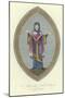 A Lady of the 9th Century in Full Dress-null-Mounted Giclee Print