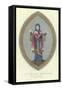 A Lady of the 9th Century in Full Dress-null-Framed Stretched Canvas