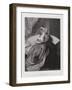 A Lady on a Couch-null-Framed Giclee Print