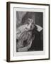 A Lady on a Couch-null-Framed Giclee Print