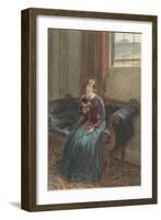 A Lady Reading, Called Mrs William Hunt, C.1835 (Gouache and W/C over Graphite on Paper)-William Henry Hunt-Framed Giclee Print