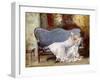 A Lady Reading-Eduardo-leon Garrido-Framed Giclee Print