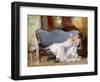 A Lady Reading-Eduardo-leon Garrido-Framed Giclee Print