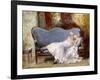 A Lady Reading-Eduardo-leon Garrido-Framed Giclee Print