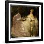 A Lady Reclining in the Shade-Miguel Muntanet-Framed Giclee Print