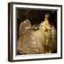 A Lady Reclining in the Shade-Miguel Muntanet-Framed Giclee Print