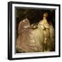 A Lady Reclining in the Shade-Miguel Muntanet-Framed Giclee Print