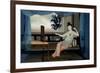 A Lady Reclining on Day Bed, 18th Century-null-Framed Giclee Print