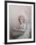 A Lady, Seated at a Table Writing a Letter-Richard Cosway-Framed Giclee Print