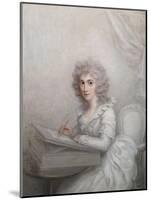 A Lady, Seated at a Table Writing a Letter-Richard Cosway-Mounted Giclee Print