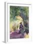 A Lady Sketching in a Glade under the Shade of a Parasol-Mildred Anne Butler-Framed Giclee Print