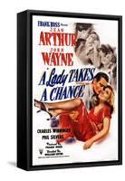 A Lady Takes a Chance-null-Framed Stretched Canvas