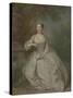 A Lady with a Book, C.1730-40-Bartholomew Dandridge-Stretched Canvas