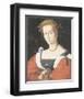 A Lady With A Nosegay-Francesco Ubertini Bacchiacca-Framed Premium Giclee Print
