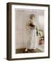 A Lady with Her Kodak-null-Framed Photographic Print