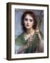 A Lady with Lyre-Charles Edward Halle-Framed Giclee Print