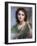 A Lady with Lyre-Charles Edward Halle-Framed Giclee Print