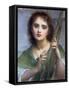 A Lady with Lyre-Charles Edward Halle-Framed Stretched Canvas