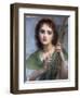 A Lady with Lyre-Charles Edward Halle-Framed Giclee Print