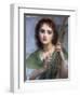 A Lady with Lyre-Charles Edward Halle-Framed Giclee Print