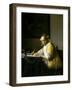 A Lady Writing a Letter-Johannes Vermeer-Framed Giclee Print