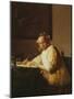 A Lady Writing, about 1665-Johannes Vermeer-Mounted Giclee Print