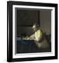 A Lady Writing, c. 1665-Jan Vermeer-Framed Premium Giclee Print