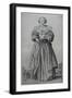 A Lady-Jacques Callot-Framed Giclee Print