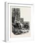 A Lair in the Forest of Fontainebleau, France, 19th Century-null-Framed Giclee Print