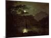 A Lake by Moonlight, c.1780-82-Joseph Wright Of Derby-Mounted Giclee Print