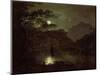A Lake by Moonlight, c.1780-82-Joseph Wright Of Derby-Mounted Premium Giclee Print