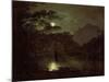 A Lake by Moonlight, c.1780-82-Joseph Wright Of Derby-Mounted Giclee Print