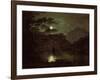 A Lake by Moonlight, c.1780-82-Joseph Wright Of Derby-Framed Giclee Print