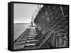 A Lake Freighter Loading Up Ore-Carl Mydans-Framed Stretched Canvas