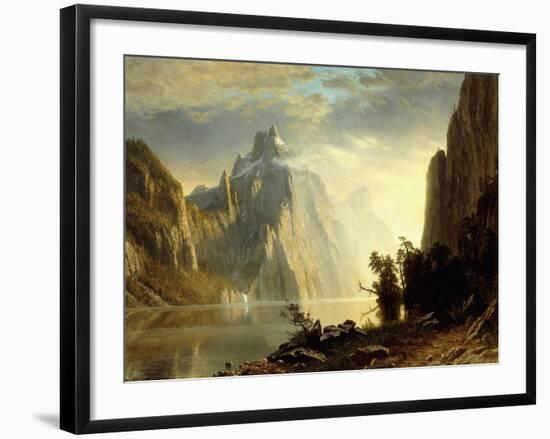 A Lake in the Sierra Nevada, 1867-Albert Bierstadt-Framed Giclee Print