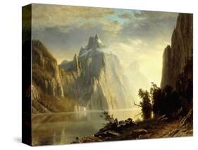 A Lake in the Sierra Nevada, 1867-Albert Bierstadt-Stretched Canvas