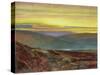 A Lake Landscape at Sunset-Grimshaw-Stretched Canvas