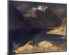 A Lake Scene: Effect of a Storm-Edwin Henry Landseer-Mounted Giclee Print