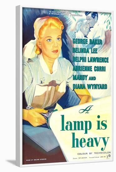 A Lamp Is Heavy-null-Framed Art Print