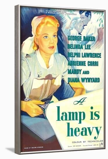 A Lamp Is Heavy-null-Framed Art Print