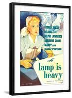 A Lamp Is Heavy-null-Framed Art Print