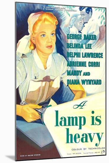 A Lamp Is Heavy-null-Mounted Art Print
