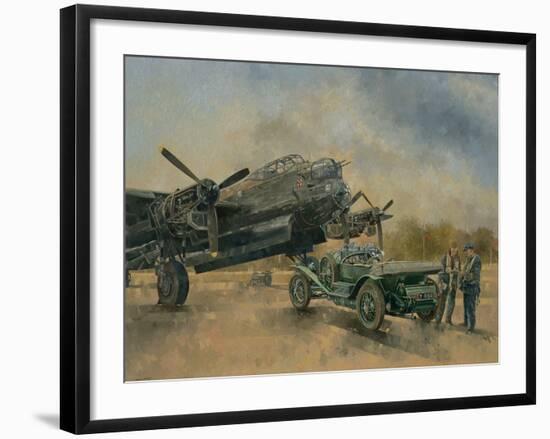 A Lancaster and a Bentley, 2000-Peter Miller-Framed Giclee Print