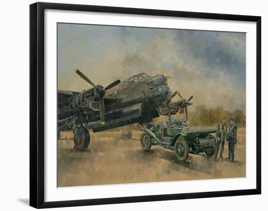 A Lancaster and a Bentley, 2000-Peter Miller-Framed Giclee Print